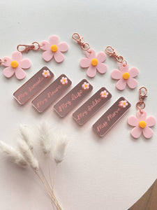 Posy Princess Badge & Keyring Set