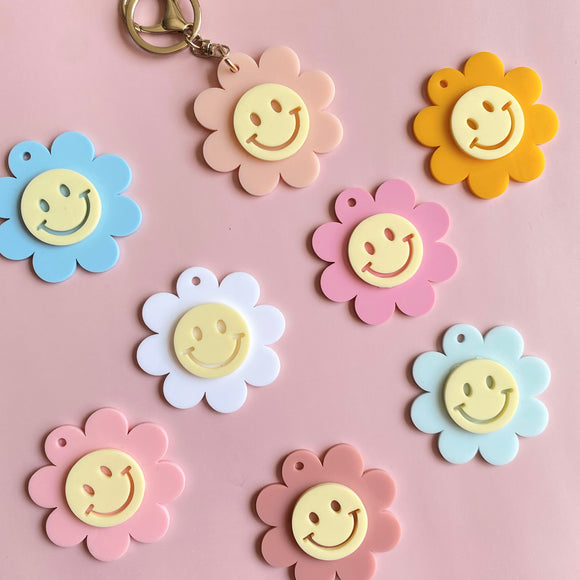 Retro Daisy Magnets (Set of 4)