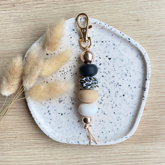 Luna Leopard Keychain