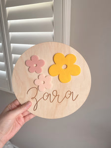 Feeling Floral Plaque