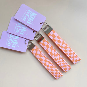Checkerboard Wristlet