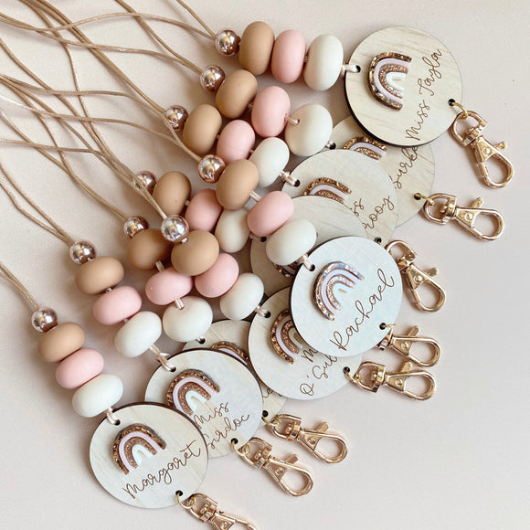 Bohemian Nights Wooden Lanyard