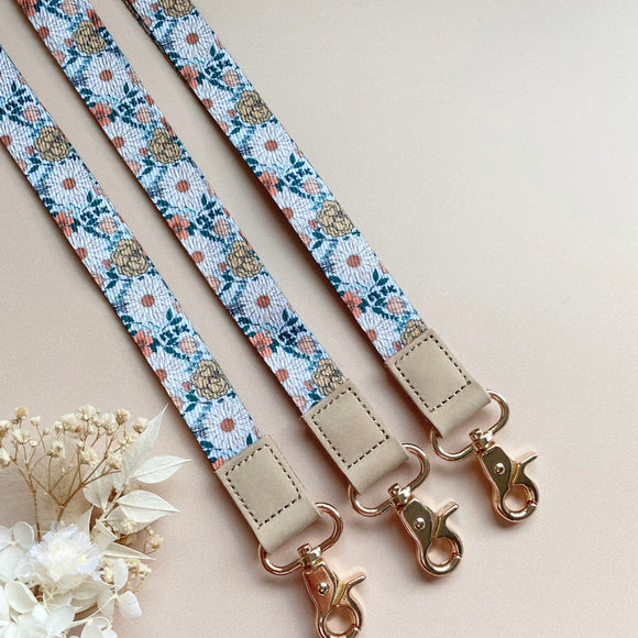Botanical Babe Fabric Lanyard
